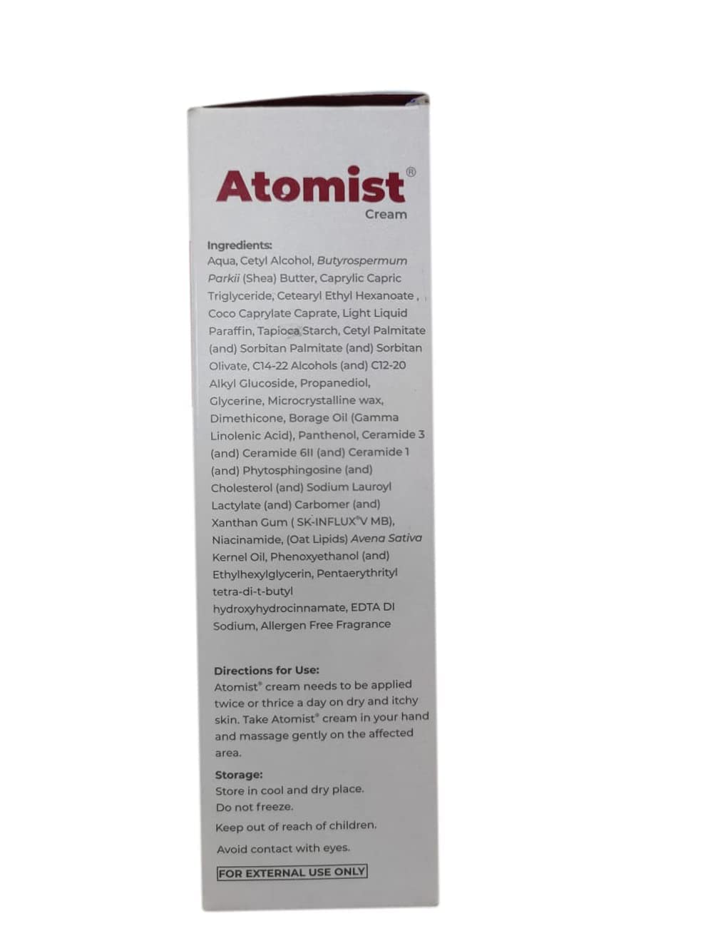 Brinton Atomist Skin Barrier Repair Cream, 125 gm | Enriched with Ceramides, Oats Lipids & GLA