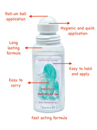 DEX HOME Genuine Sindolor Plant Based Aloe Vera Roll-on Gel with Natural Herbal Ingredients, Fast Acting for Muscle, Joint, & Back Pain Soothing, Cruelty Free 60ml from Dex Home Spain