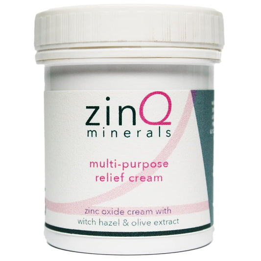 Veil Cover Cream Multi-purpose Zinc Relief Cream made with Zinc Oxide & Witch Hazel 150ml | Simple Mineral Relief Cream