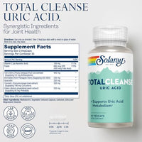 SOLARAY Irish Sea Moss and Total Cleanse Uric Acid - Wellness and Joint Health Bundle w/Naturally Occurring Vitamins, Minerals, Live Bacteria, Plus Tart Cherry, Turmeric and Celery Seed, 100/60ct