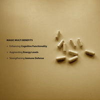 Onnutri Magic Multi Vitamins, Minerals and Organic Ashwagandha for Teens - 60 Natural Capsules Optimal Health
