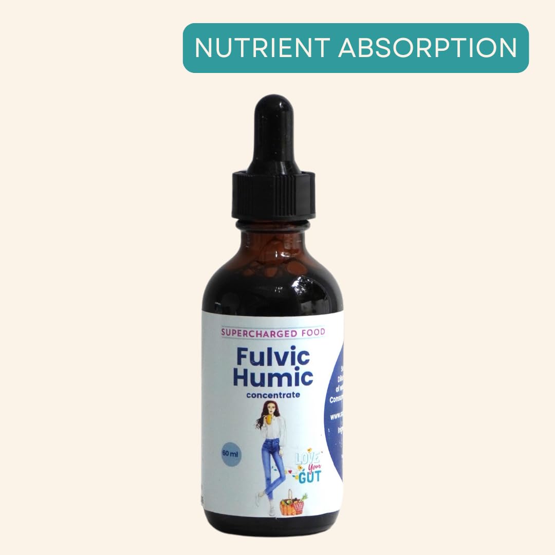 Supercharge Your Gut Love Your Gut Fulvic Humic Concentrate Drops, by Supercharged Food (30ml)
