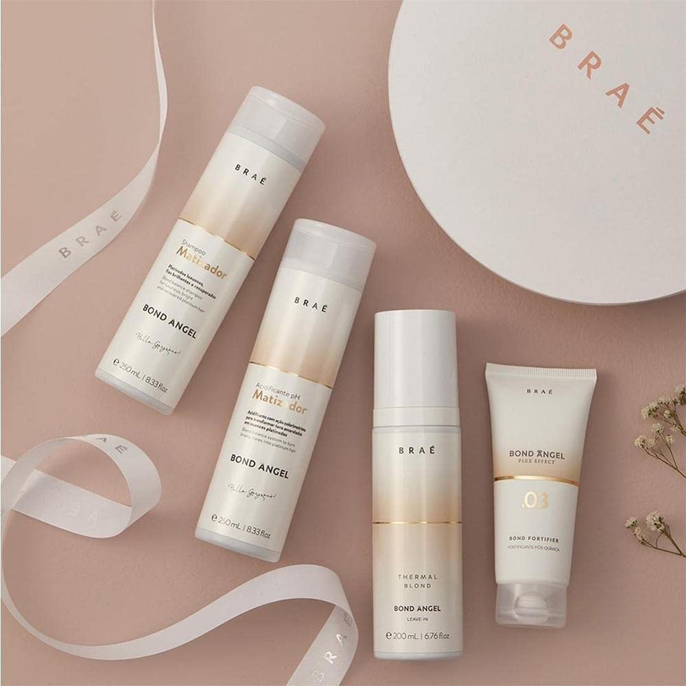 B R A É Brae Bond Angel Toning Home Care Kit 250ml Restores Damaged Blonde Hair