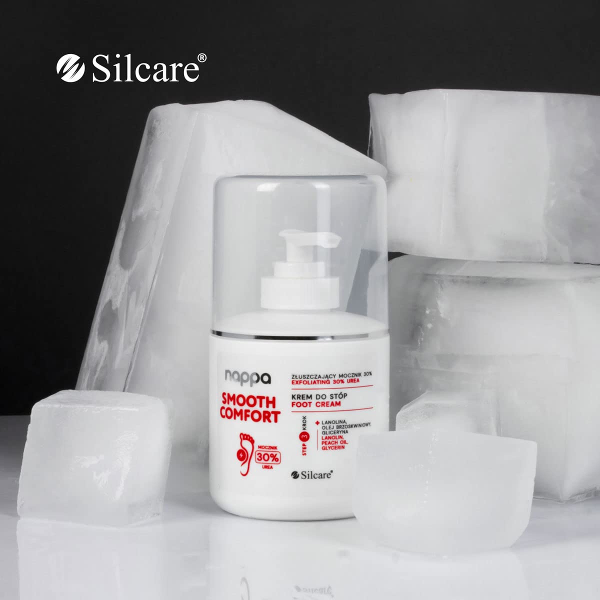 Silcare Nappa Smooth Comfort krem do stóp mocznik 30% 250ml