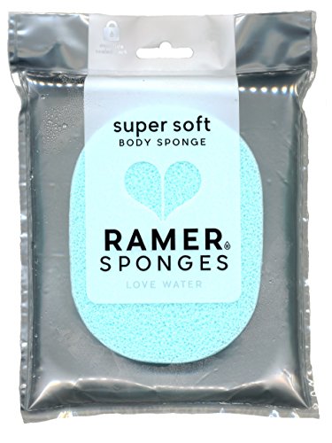 RAMER Ramer Shower Sponge - Super Soft Body Sponge Small (Mint)