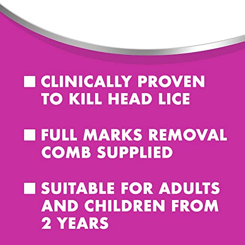 Full Marks 100 ml Lice Prevention & Egg Elimination Solution With Scalp Comb, 5-Minute Clinically Proven Treatment, Effective For Kids & Adults