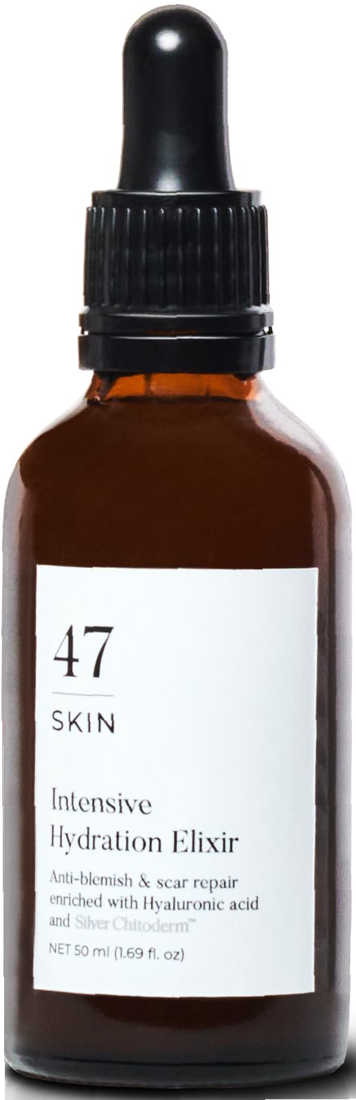 47 Skin | Super Hydrating Skin Elixir with Anti Blemish Spot Treatment Formula | Face Serum | 100ml