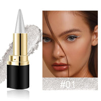 HOPHAT 4PCS Eyeliner Cream Set - Black Smoky Eyeshadow Pencil Set, Highly Pigmented Long Lasting Smudge-proof Shimmer Cream Eyeshadow Pen for Women (#4PCS)