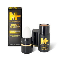 MY HAIR DOCTOR MHD Root Touch Up | Root Touch Up Powder for Colour Touch Up & Hair Root Cover Up | Easy Application for Instant Root Cover Up & Grey Coverage | 2.7g Light Brown