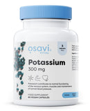 OSAVI Osavi Potassium 300mg – 90 Vegan Capsules | Highly Absorbable Potassium Citrate for Nervous System, Muscle Function, and Blood Pressure Support | Clean Label, Vegan Friendly