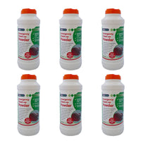 Hygiene4less Clean Up Super Absorbent Powder Absorbs All Kinds of Non-Oil Based Liquid Spillages x 6