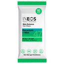 INEOS Hygienics INEOS Skin Science Deo Wipes - 15 wipes - All Day + All Night Freshness + Protection - Geranium + Mint - On-the-go Freshness - With SkinActiv Cooling Tech™ - Plant Powered