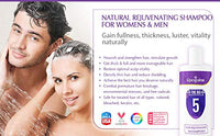 Lipogaine Hair Loss Prevention Premium Organic Shampoo, For Men and Women - Color Safe, With Biotin and Argan Oil