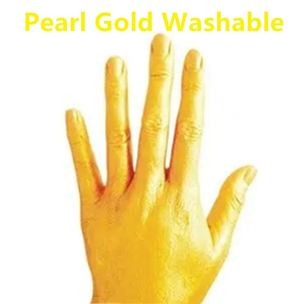 Go Ho Pearl Gold Cream Face Body Paint(2.37oz,70ml),Water Based Gold Makeup Face Painting for Adults Children SFX Cosplay Costumes Festivals Halloween