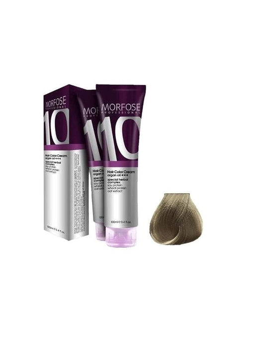 Morfose 10 Professional Hair Colour Cream 100 ml, No. 9.11 Intense Ash Blonde