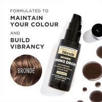 Jerome Russell Bblonde Bronde Toning Drops - Non-Permanent Bronde Hair Toner, Refresh & Maintain Bronde Hair Dye, Add Drops in Shower with Shampoo or Conditioner, 50 Uses