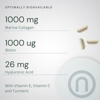 NUTRACENE Nutracene Collagen Complex | with Biotin, Vitamin C Hyaluronic Acid & Vitamin E | Healthy Skin, Hair, Nails | Made in The UK