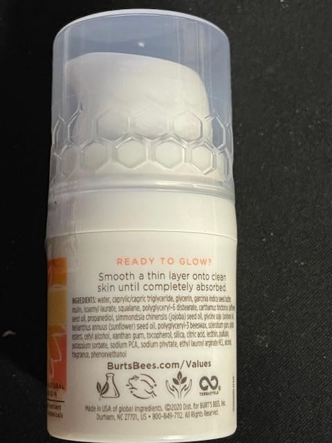 Burt's Bees TRULY GLOWING Hydrating Gel Cream 0.5 oz / 14.1g