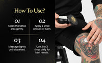Premium Tattoo® Balm 50g – Tattoo Aftercare Balm for New & Old Tattoos – Soothing Tattoo Moisturiser with Shea Butter, Jojoba, Coconut & Vitamin B5- Vegan Tattoo Butter for Bright, Healthy-Looking Ink