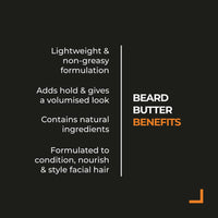 MO BRO'S Beard Butter | Protect, Soften & Condition Your Facial Hair | Vanilla & Mango | 25ml