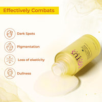 Lotus Herbals Whiteglow Vitamin C And Gold Radiance Face Serum | For Dull & Dry Skin | Brightening & Hydrating | 30ml