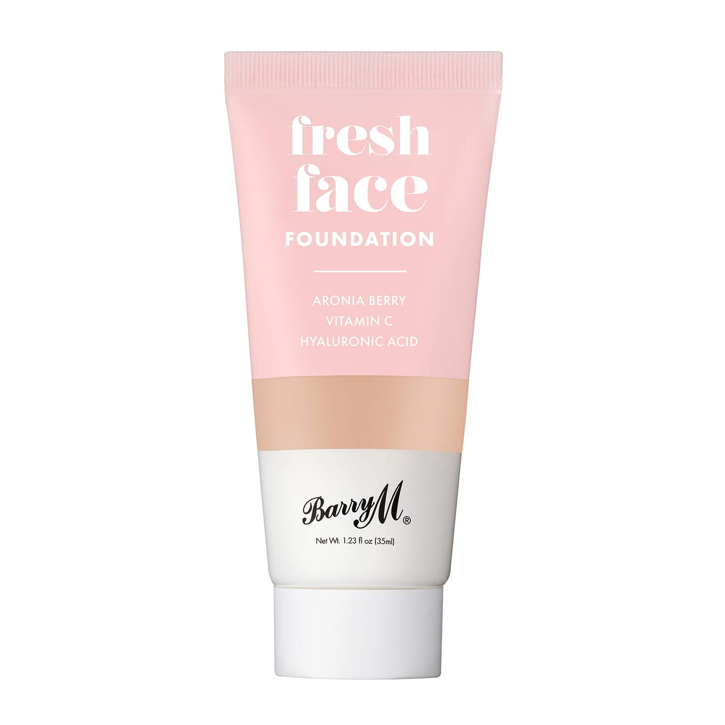 Barry M Cosmetics Fresh Face Lightweight Liquid Foundation Infused With Hyaluronic Acid And Vitamin C, Shade 7
