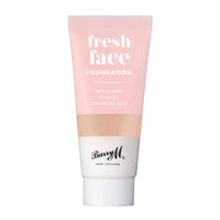 Barry M Cosmetics Fresh Face Lightweight Liquid Foundation Infused With Hyaluronic Acid And Vitamin C, Shade 7