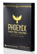 Phoenix Foot Peel for Men - Large - Extra Strength - 2 Pack - Callus Remover - Unscented - Paraben free