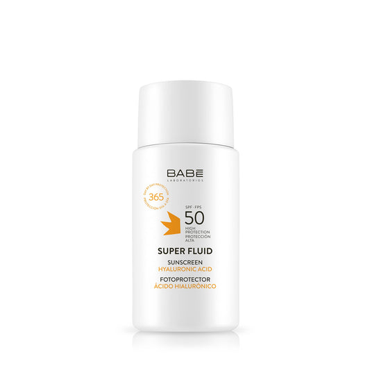 Laboratorios Babé - Super Fluid photo protection SPF 50 | sun protection | waterproof | all skin types | photo-aging | sun protection | 50 ml