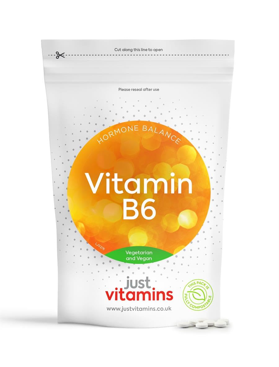 Just Vitamins Vitamin B6 10mg 180 Tablets
