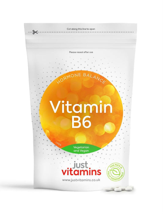 Just Vitamins Vitamin B6 10mg 180 Tablets