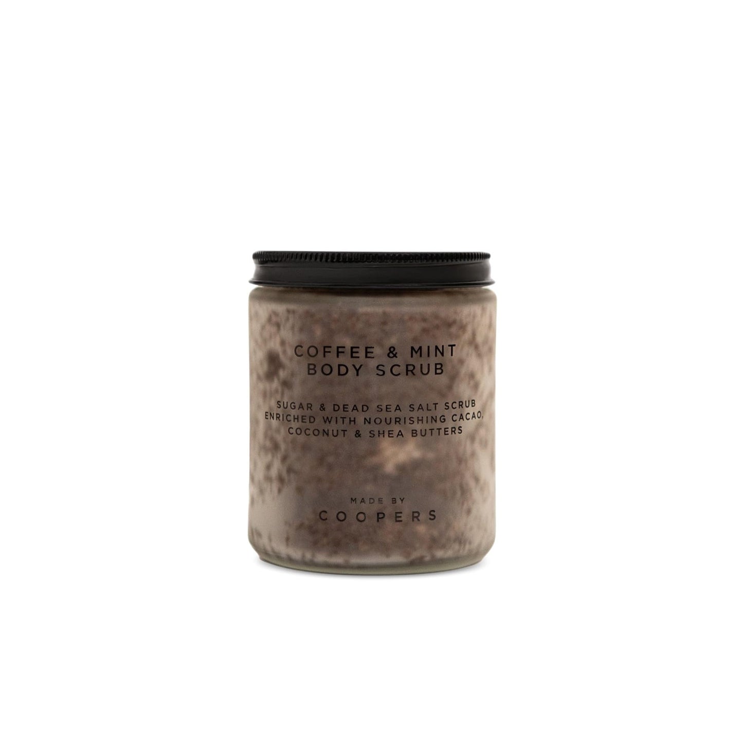 Made by Coopers Apothecary Made By Coopers Coffee Mint Sugar and Dead Sea Salt Body Scrub - Invigorating Exfoliation with Natural Ingredients for Radiant Skin - Energizing Coffee and Mint Infusion - 250g Full Body Treatment