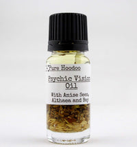 Pure Hoodoo | Psychic Vision Oil 10ml - Used in Spells for Clarity in The Reading of Fortunes, to Commune with Spirits and Increase Psychic Abilities