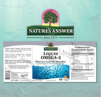 Generic Liquid Omega 3, Great Tasting Orange, 480 ML