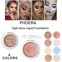 Phoera PHOERA SooGlow Cream Highlighter Long Lasting Waterproof Shimmer Blushers For Cheeks Make Up, Face Foundation Powder Contour Palette Skin Brightening Makeup aquapurity (104 CREAM, One Size)