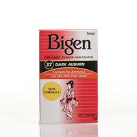 Generic Bigen Permanent Powder Hair Color - 37 - Dark Auburn | No Ammonia (Pack of 2)