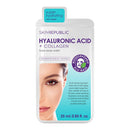 Skin Republic Hyaluronic Acid + Collagen Sheet Mask Clinically Proven to Provide 48-Hours of Long-Lasting Hydration. Made in Korea.