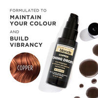 Jerome Russell Bblonde COPPER Toning Drops | Non-permanent Hair Dye | 50ml