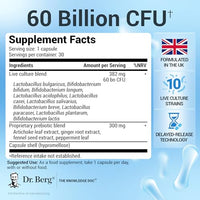 Dr. Berg Nutritionals Dr. Berg Bio Cultures Complex | 60 Billion CFU | with Lactobacillus and Bifidobacterium Strains