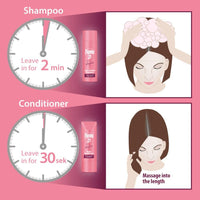 Plantur 21 longhair 200ml Shampoo and 175ml Conditioner Set for Long and Brilliant Hair | Improves Hair Growth and Repairs Stressed Hair | No Silicones