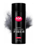 NM BEAUTY Hair Building Fiber Black & Dark Brown Fill Thinning & Fine Hair For Quickly Fuller Look Men & Barbers, 5 Seconds Cover Hair Loss Net WT. 0.97oz/27.5g by NM Beauty (Black)
