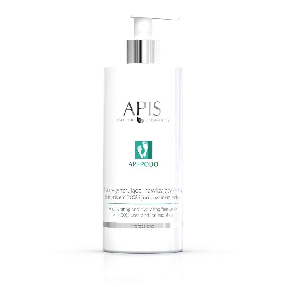 Apis Professional Api Podo Regenerating and Hydrating Feet Cream with 20% Urea and Ionized Silver 100ml