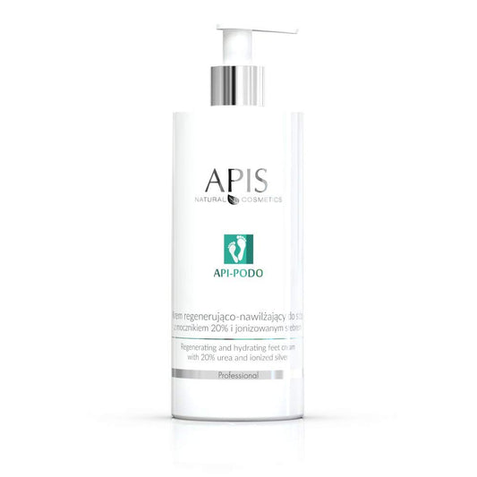 Apis Professional Api Podo Regenerating and Hydrating Feet Cream with 20% Urea and Ionized Silver 100ml