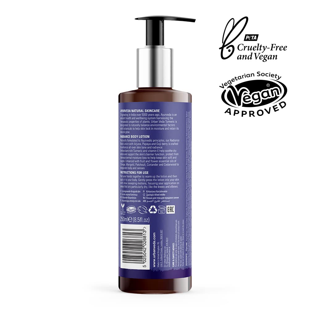 Urban Veda Radiance Body Lotion 250 ml