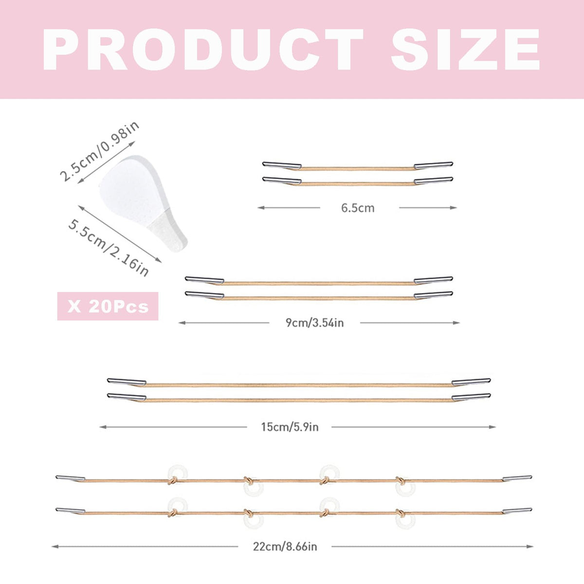 TUHOWEWZ Face Lift Tape, 20 Pcs Invisible V Face Sticker with 8 Lifting Ropes, Instant Makeup Facade Lift Tool, Face Lift Stickers for Wrinkles,Double chin,Jowls,Eyes,Tightening Skin Makeup Lift Tools
