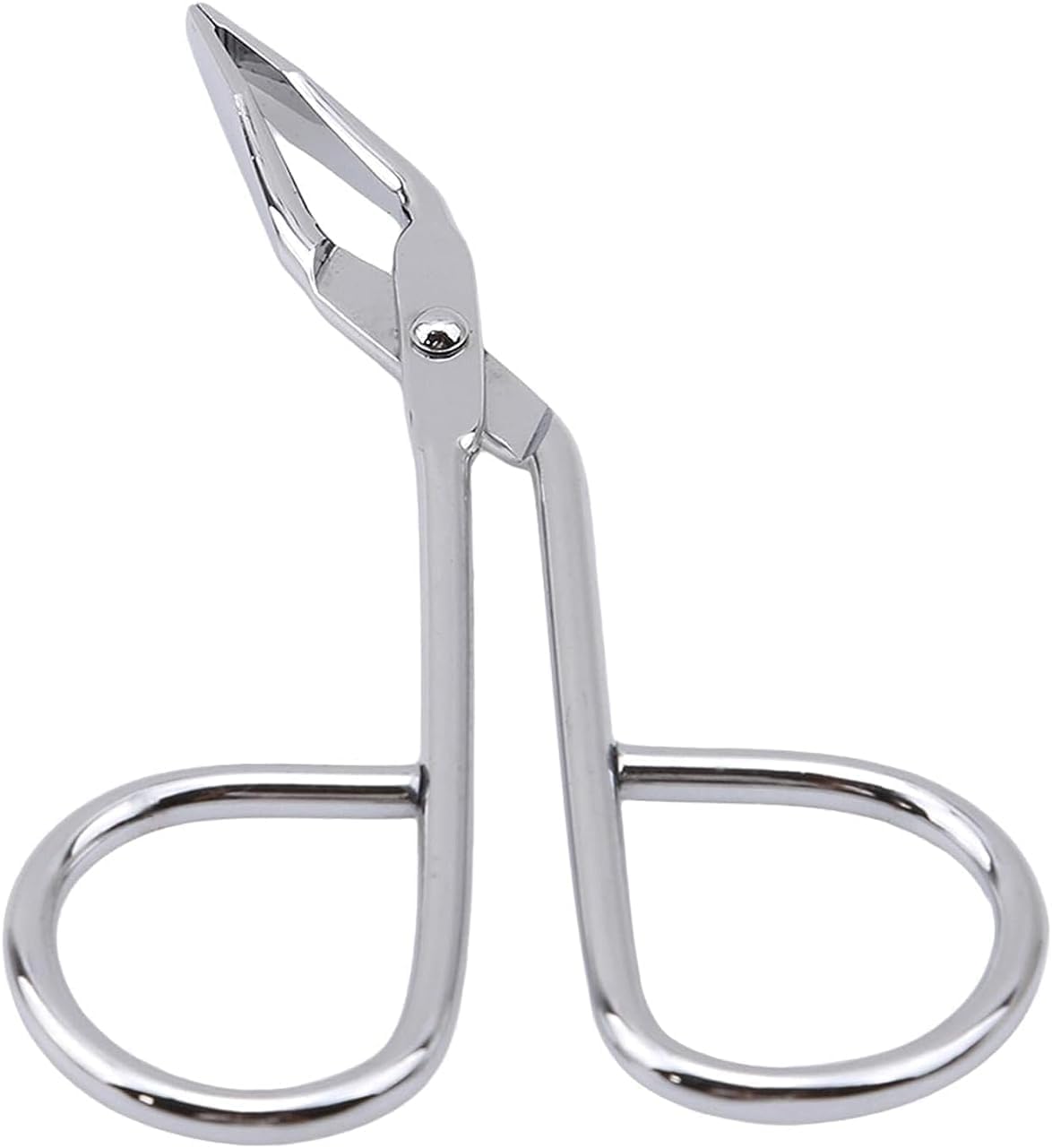 LNYMZD Silver Stainless Steel Eyebrow Scissors Tweezers,Elbow Pliers Clip Scissors,Flat Tip Tweezers Hair Plucker Hair Removal, Shave and Removal Women's