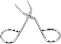 LNYMZD Silver Stainless Steel Eyebrow Scissors Tweezers,Elbow Pliers Clip Scissors,Flat Tip Tweezers Hair Plucker Hair Removal, Shave and Removal Women's