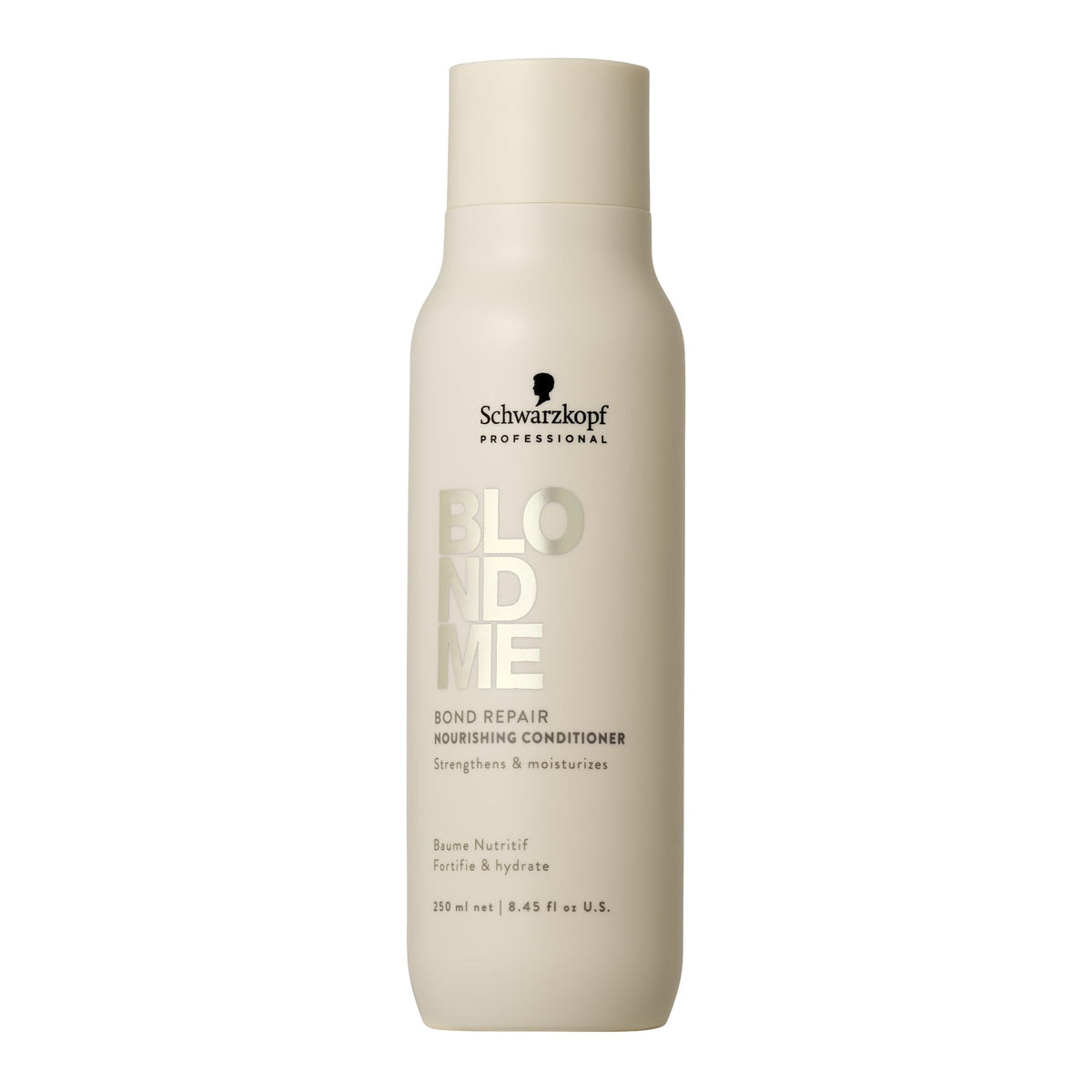 BlondMe Schwarzkopf Professional BLONDME Bond Repair Nourishing Conditioner Hair Conditioner With Lightweight Formula Almond Oil White Tea Deeply Nourishing Hydrating And Detangling 250 ml