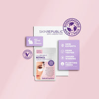 Skin Republic Retinol Hydrogel Under Eye Patches, Brightens Dark Circles, Helps Smooth Skins Texture, Enriched wih Vitamin B5, Pack of 3