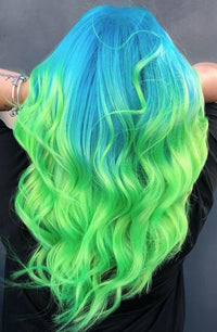 Crazy Color Blue Jade Semi Permanent Hair Dye Duo 200ml